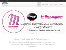 Tablet Screenshot of canasalogistica.com